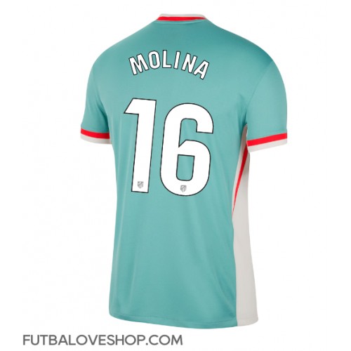 Dres Atletico Madrid Nahuel Molina #16 Preč 2024-25 Krátky Rukáv